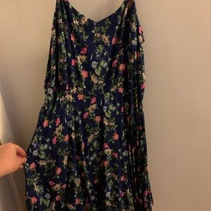 Floral Spaghetti Strap Dress!